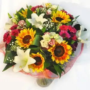 חמניות בלב שמח